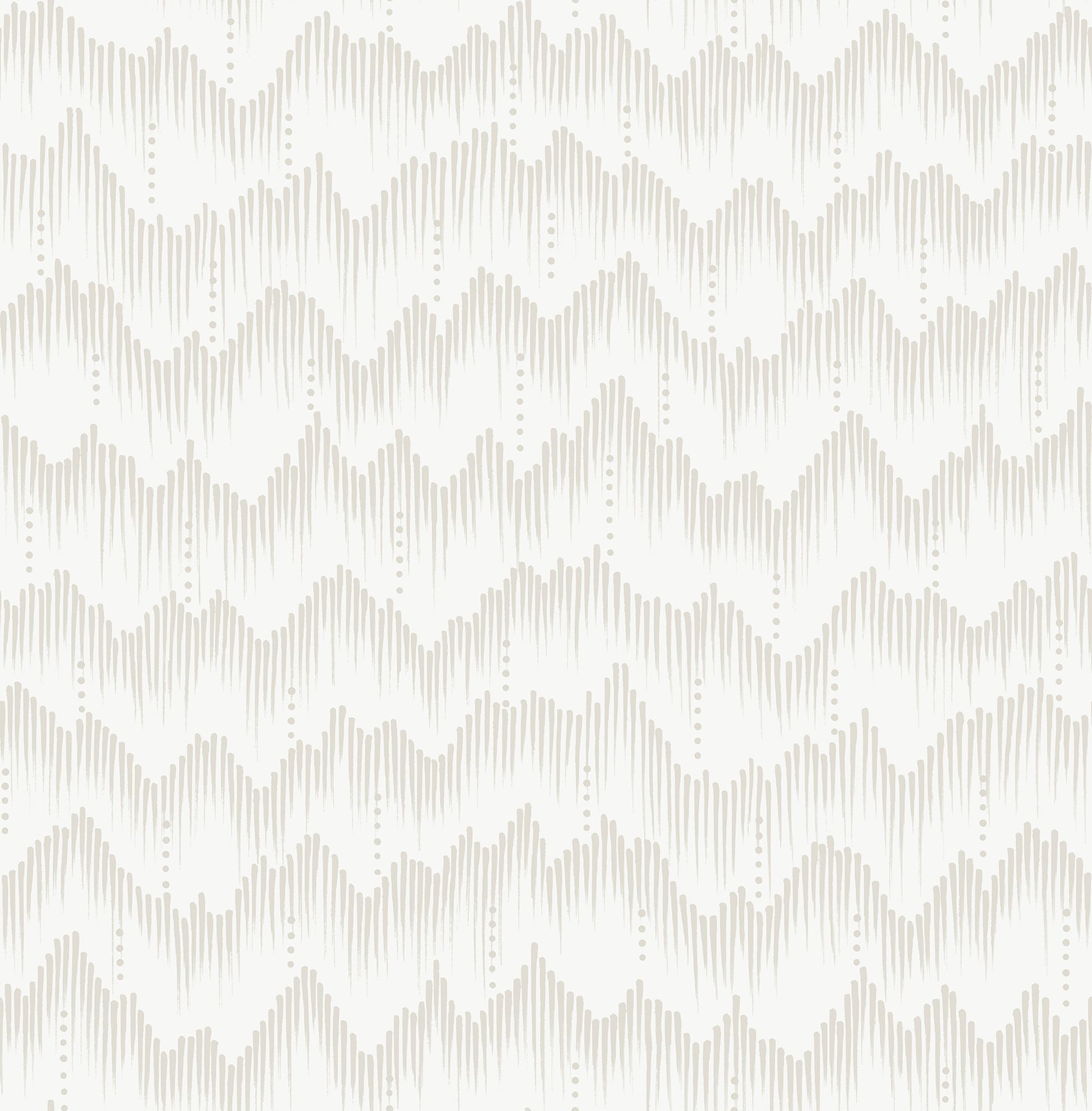 A-Street Prints 4034-26778 Holmby Bone Brushstroke Zigzag Wallpaper